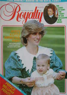 <!--1983-06-->Royalty Monthly magazine - Princess Diana and Prince William 