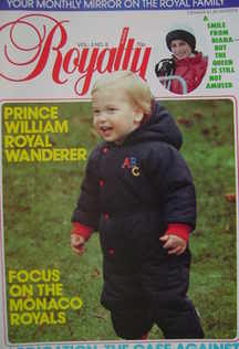 Royalty Monthly magazine - Prince William cover (February 1984, Vol.3 No.8)