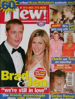 <!--2004-05-24-->New magazine - 24 May 2004 - Brad Pitt and Jennifer Anisto