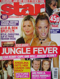 <!--2004-01-31-->Star magazine - Kerry McFadden and Jordan cover (31 Januar