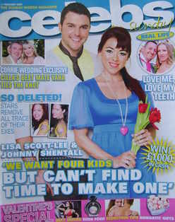 Celebs magazine - Johnny Shentall & Lisa Scott-Lee cover (11 February 2007)