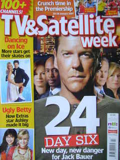 TV&Satellite Week magazine - Kiefer Sutherland cover (20-26 January 2007)