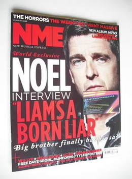 NME magazine - Noel Gallagher cover (23 July 2011)