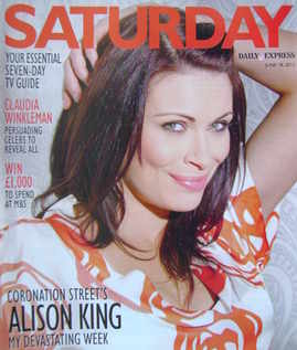 <!--2011-06-18-->Saturday magazine - Alison King cover (18 June 2011)