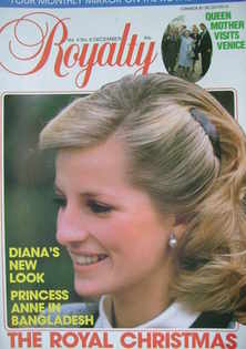 Royalty Monthly magazine - Princess Diana cover (December 1984, Vol.4 No.6)
