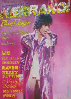 <!--1984-11-29-->Kerrang magazine - Prince cover (29 November - 12 December