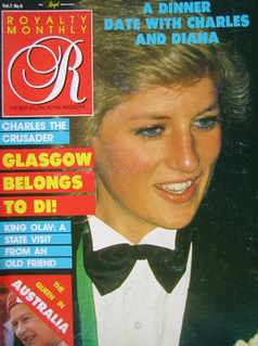 Royalty Monthly magazine - Princess Diana cover (June 1988, Vol.7 No.9)