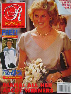 Royalty Monthly magazine - Princess Diana cover (September 1989, Vol.8 No.12)