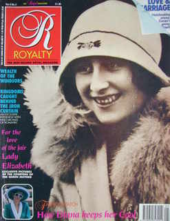 Royalty Monthly magazine - Lady Elizabeth Bowes-Lyon cover (February 1990, Vol.9 No.5)