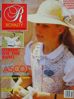 Royalty Monthly magazine - Zara Phillips cover (August 1989, Vol.8 No.11)