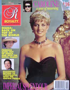 Royalty Monthly magazine - Princess Diana cover (November 1991, Vol.11 No.2)