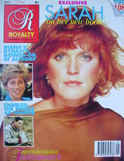 Royalty Monthly magazine - The Duchess of York cover (October 1991, Vol.11 No.1)