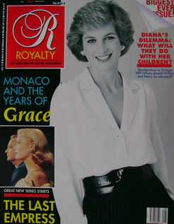 Royalty Monthly magazine - Princess Diana cover (May 1989, Vol.8 No.8)