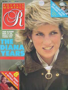Royalty Monthly magazine - Princess Diana cover (February 1988, Vol.7 No.5)