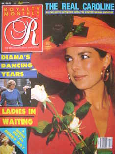Royalty Monthly magazine - Princess Caroline cover (July 1988, Vol.7 No.10)