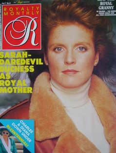 Royalty Monthly magazine - The Duchess of York cover (March 1988, Vol.7 No.6)