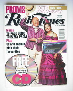Radio Times magazine - Oz Clarke and Tasmin Little cover (22-28 July 1995)