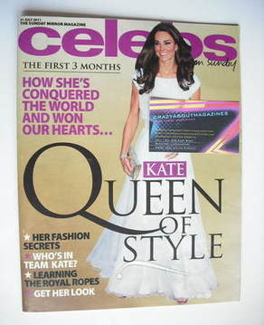 <!--2011-07-31-->Celebs magazine - Kate Middleton cover (31 July 2011)