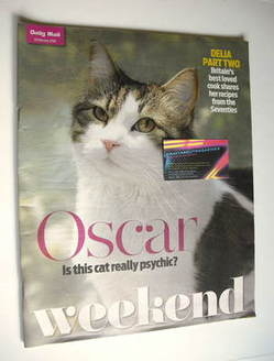 Weekend magazine - Oscar the Cat cover (6 February 2010)