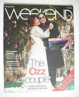 Weekend magazine - Sharon Osbourne and Ozzy Osbourne cover (19 May 2007)