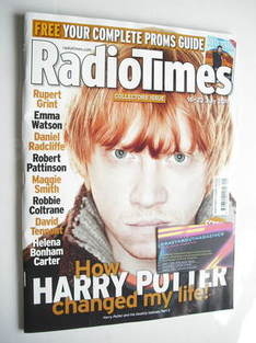 Radio Times magazine - Rupert Grint cover (16-22 July 2011)