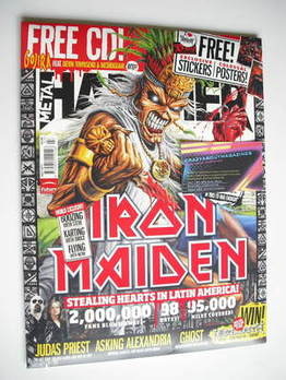 Metal Hammer magazine - Iron Maiden cover (July 2011)