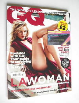 British GQ magazine - July 2011 - Rosie Huntington-Whiteley cover