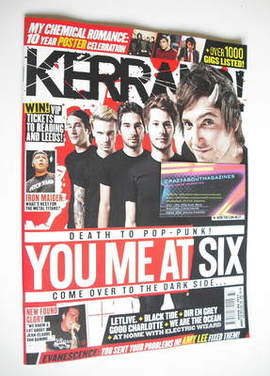 <!--2011-08-20-->Kerrang magazine - You Me At Six cover (20 August 2011 - I