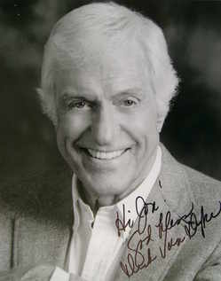 Dick Van Dyke autograph (hand-signed photograph, dedicated)