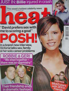 Heat magazine - Victoria Beckham cover (1-7 December 2001 - Issue 145)