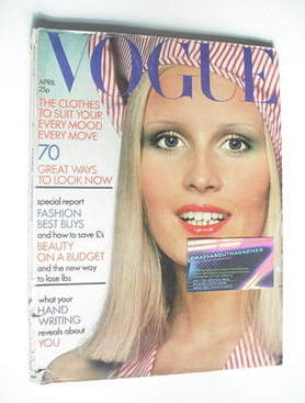 British Vogue magazine - April 1972