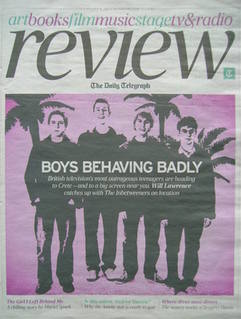 The Daily Telegraph Review newspaper supplement - 6 August 2011 - The Inbetweeners cover