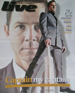 Live magazine - Andrew Strauss and Ricky Ponting cover (21 November 2010)