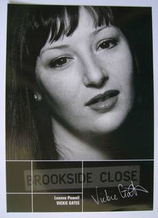 Vickie Gates autograph (ex Brookside actor)