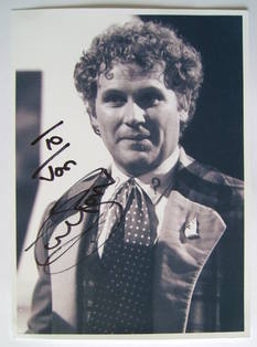 Colin Baker autograph (hand-signed photograph, dedicated)
