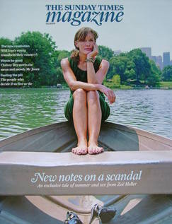 The Sunday Times magazine - New Notes On A Scandal cover (7 June 2009)