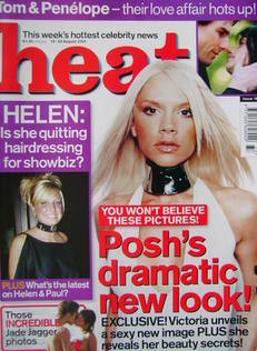 Heat magazine - Victoria Beckham cover (18-24 August 2001 - Issue 130)