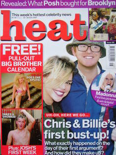 Heat magazine - Chris Evans and Billie Piper cover (23-29 June 2001 - Issue 122)