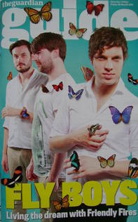 The Guardian Guide magazine - Friendly Fires cover (14 May 2011)