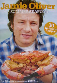 Jamie Oliver Summer Seafood magazine supplement - Jamie Oliver cover