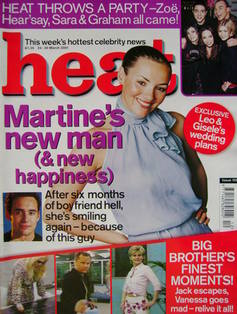 <!--2001-03-24-->Heat magazine - Martine McCutcheon cover (24-30 March 2001