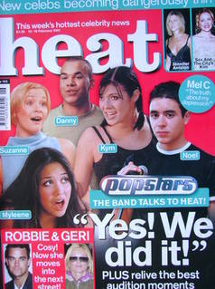 Heat magazine - Popstars cover (10-16 February 2001 - Issue 103)