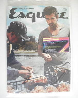 <!--2011-10-->Esquire magazine - Colin Farrell cover (October 2011 - Subscr