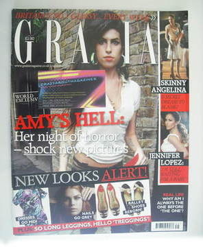 <!--2007-09-03-->Grazia magazine - Amy Winehouse cover (3 September 2007)