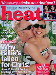 <!--2001-01-13-->Heat magazine - Chris Evans and Billie Piper cover (13-19 