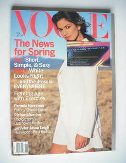 <!--1994-02-->US Vogue magazine - February 1994 - Cindy Crawford cover