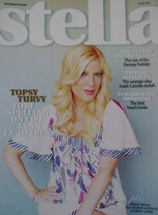 <!--2007-07-08-->Stella magazine - Tori Spelling cover (8 July 2007)