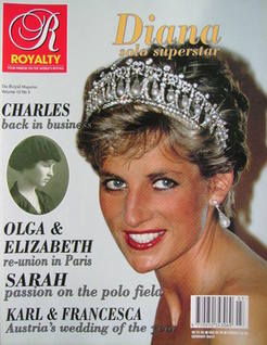 Royalty Monthly magazine - Princess Diana cover (Vol.12 No.3, 1993)