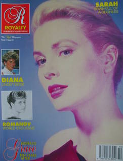 Royalty Monthly magazine - Princess Grace cover (Vol.11 No.10, 1992)