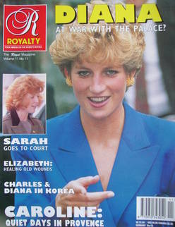 Royalty Monthly magazine - Princess Diana cover (Vol.11 No.11, 1992)